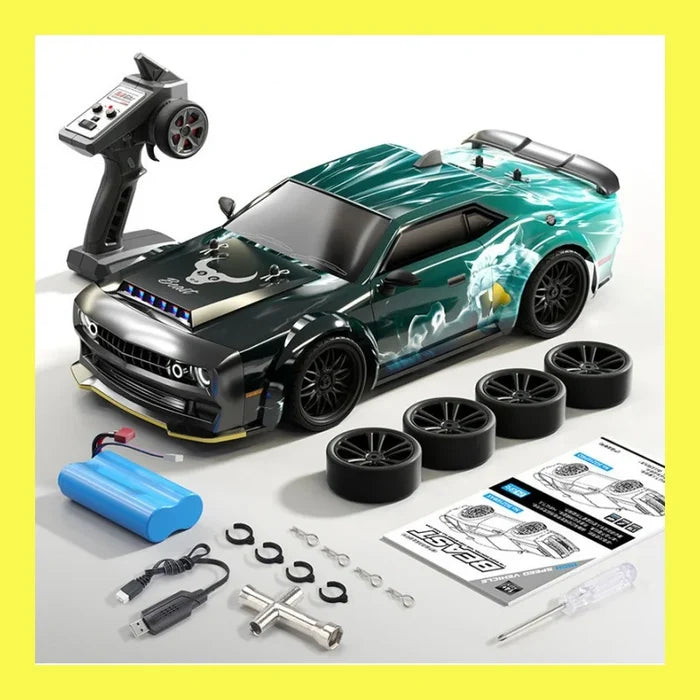 Speedy 1/16 Brushless Drift RC Car with LED Lights - Perfect Gift!