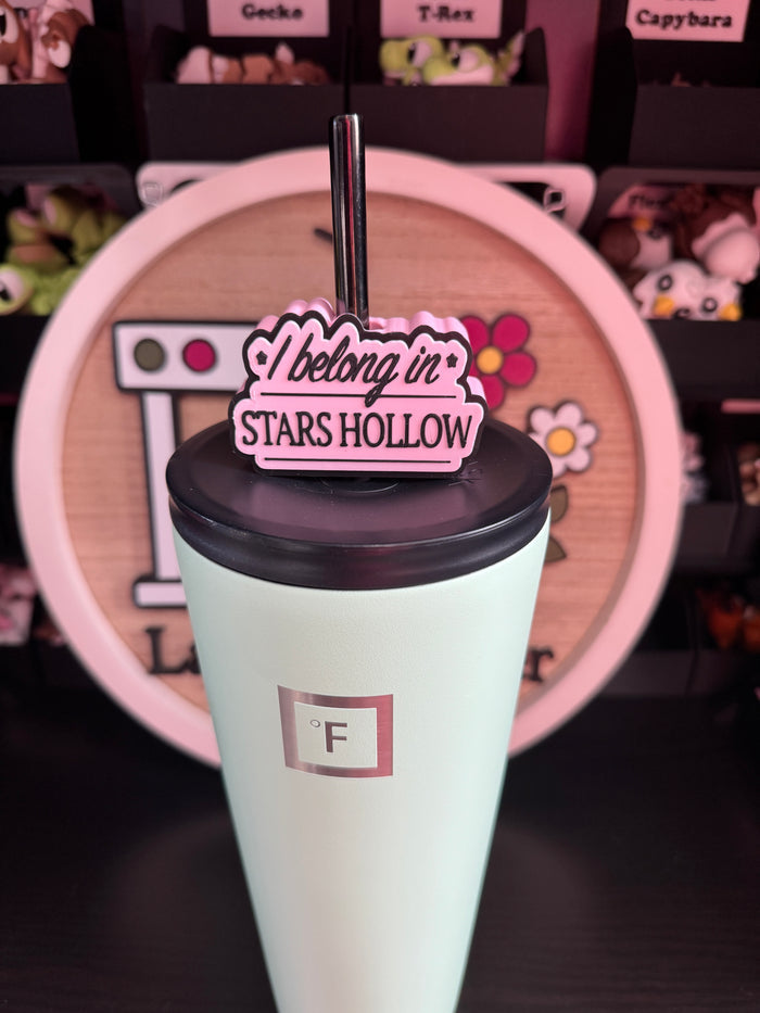Stars Hollow Straw Charm