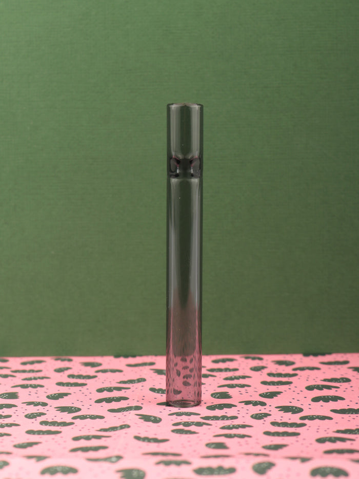 Straight Glass Cig Holder | Gray-Image 1
