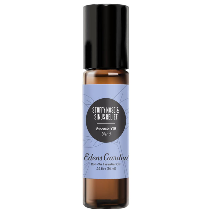 Stuffy Nose & Sinus Relief Essential Oil Roll-On- Best For Relieving Pressure & Clearing Nasal Passages