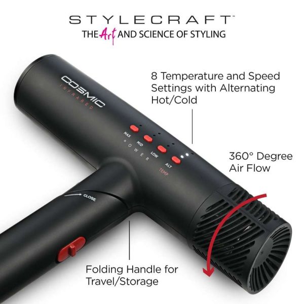 Stylecraft COSMIC Ultra Lightweight Turbo Dryer with Infrared Thechnology # SC101B - Palms Fashion Inc.