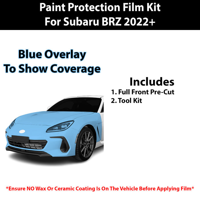 Fits Subaru BRZ 2022+ Precut Premium Paint Protection Film Clear Bra PPF Decal Film Kit Cover - Bogar Tech Designs