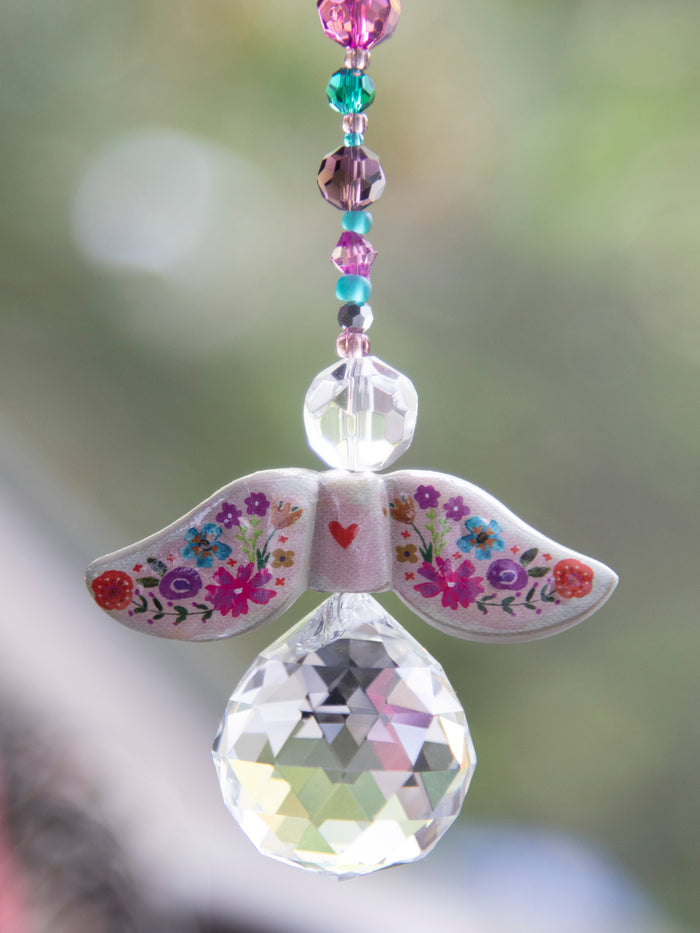 Sun Catcher Car Charm - Angel-view 1