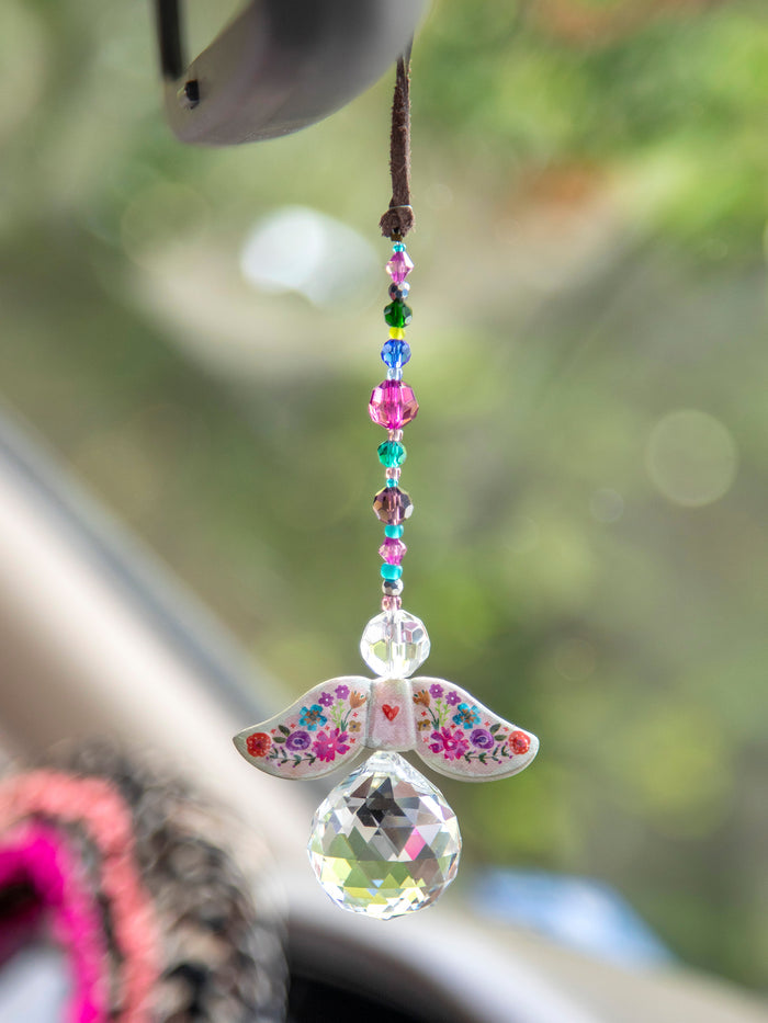 Sun Catcher Car Charm - Angel-view 2