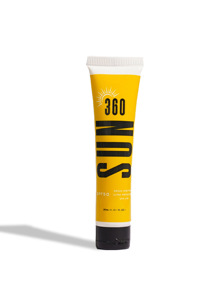 Yellow tube with '360' branding on a white background