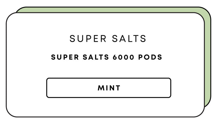 Super Salts 6000 Pods | Mint-Image 1
