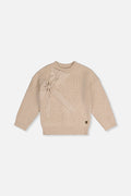 Sweater With Bow Beige-0