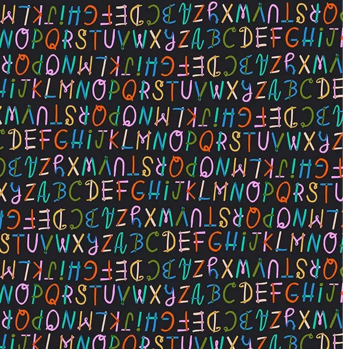 Syllabary- Hall Pass- Fat Quarter