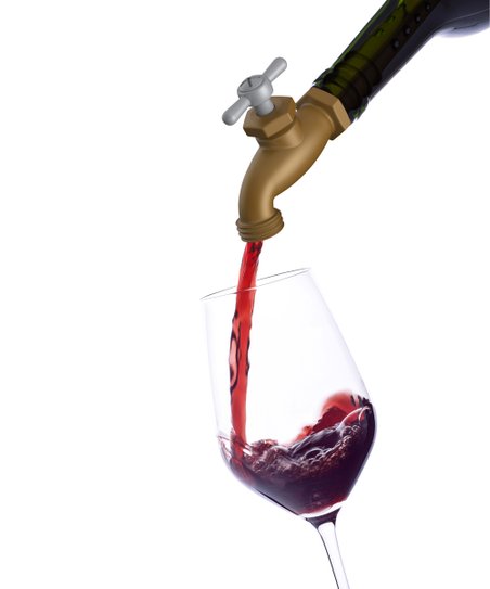 Tapped-Wine Aerator