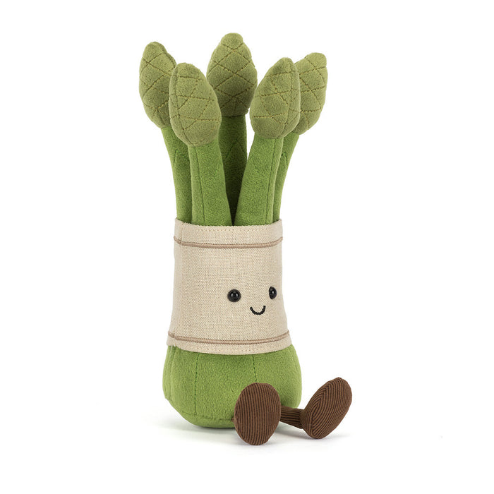 Teddy - Amuseables Asparagus - Front Cut