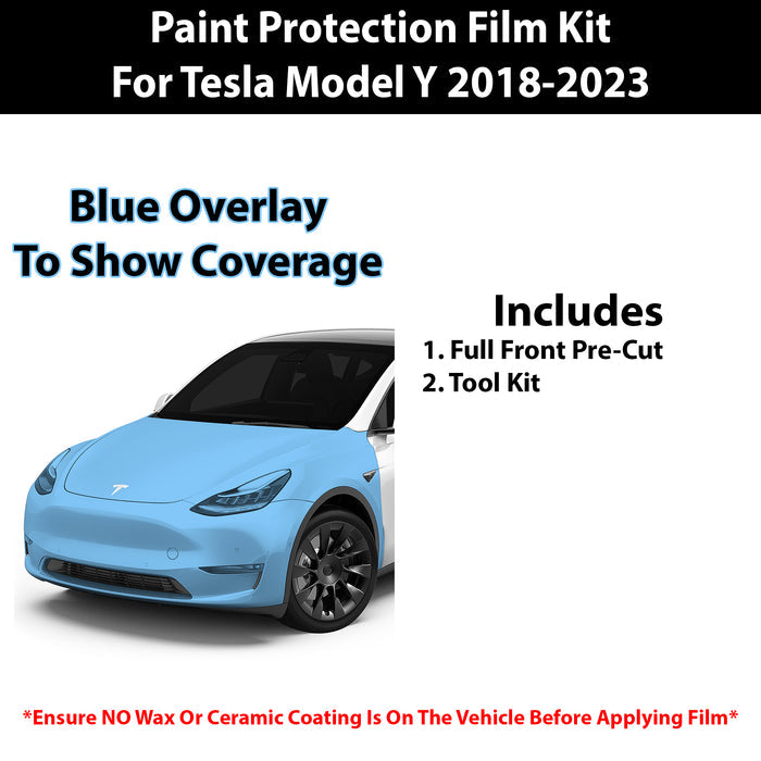 Fits Tesla Model Y 2018 - 2023 Precut Premium Paint Protection Film Clear Bra PPF Decal Film Kit Cover - Bogar Tech Designs