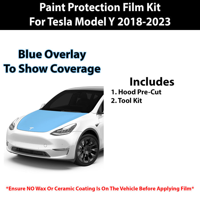 Fits Tesla Model Y 2018 - 2023 Precut Premium Paint Protection Film Clear Bra PPF Decal Film Kit Cover - Bogar Tech Designs
