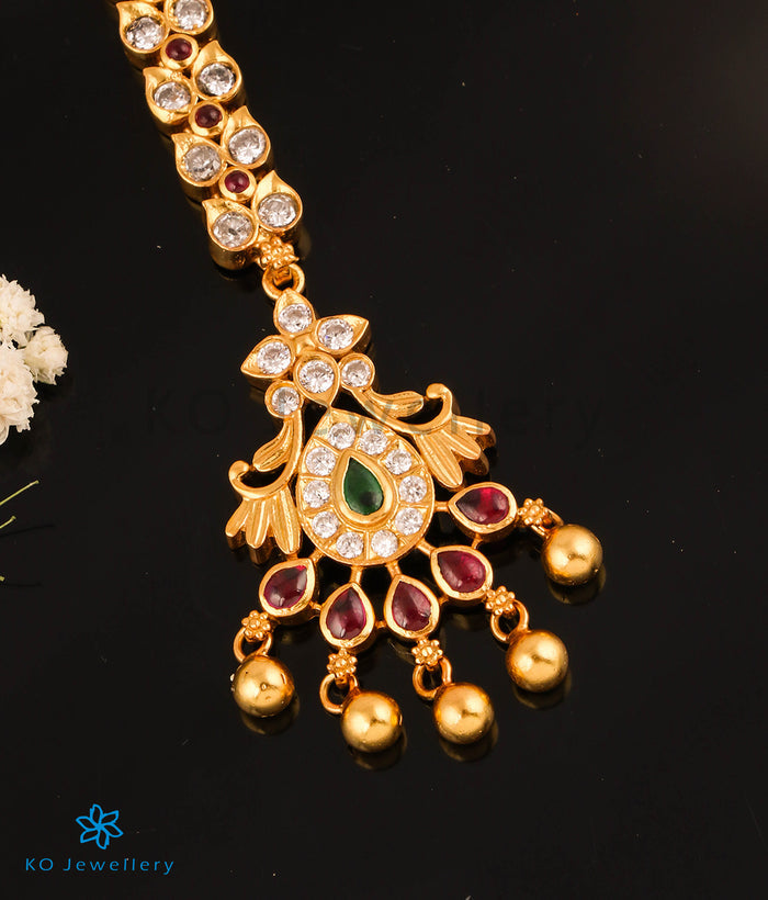 The Ameya Silver Bridal Maang Tikka