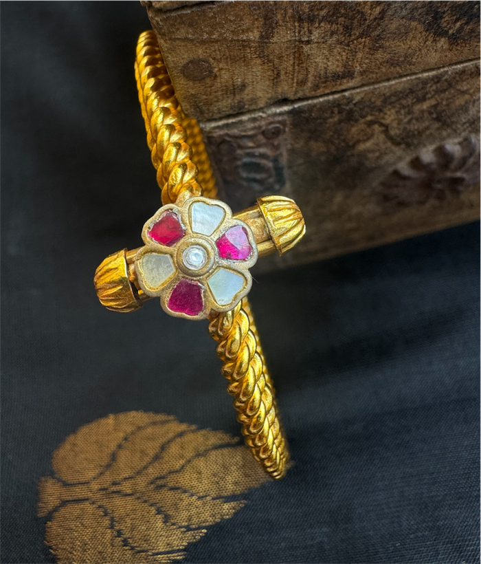 The Chhaya Antique Silver Golusu Bangle (Size/2.2/2.4/2.6/2.8)