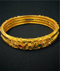 The Idhira Silver Coorgi Bangle-Single (Two Layer /Size/2.2/2.4/2.6/2.8)