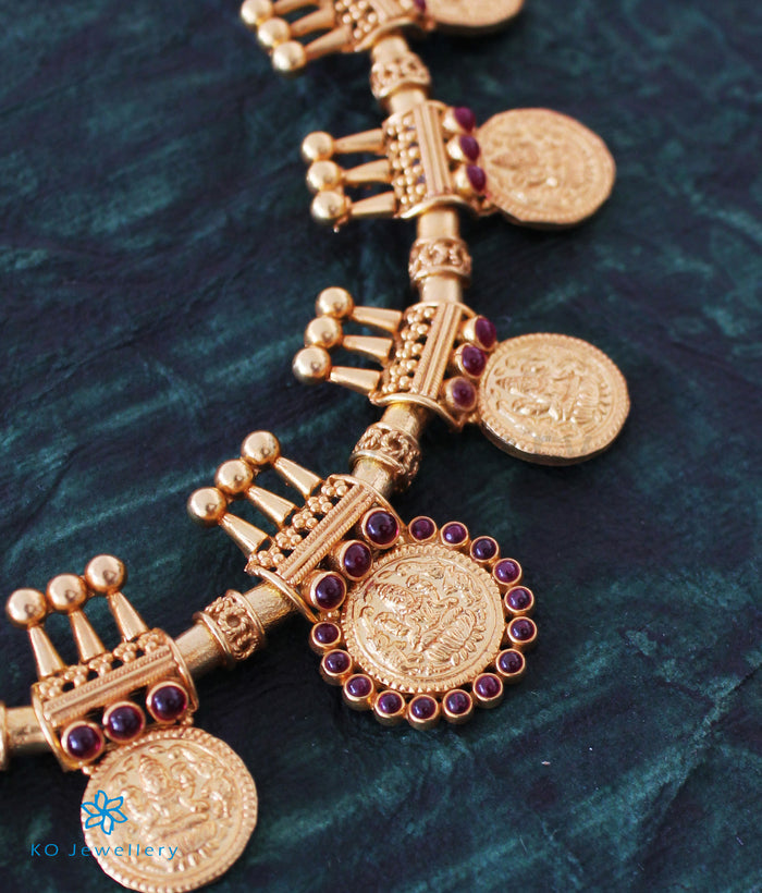 The Kanaka Silver Kasu-mala Necklace