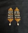 The Muktadhara Silver Heirloom Layered Pearl Earrings
