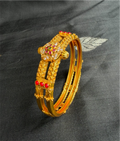 The Nyra Silver Coorgi 2 layer Bracelet-Single (Size 2.2/2.4/2.6/2.8)