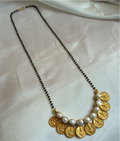 The Prarthana Silver Coin Mangalsutra (Pearl)