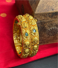 The Swara Silver Lakshmi Nakkasi Bracelet - Single (Size/2.2/2.4/2.6/2.8)