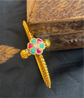 The Triveni Antique Silver Golusu Bangle (Size/2.2/2.4/2.6/2.8)
