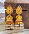 The Vidyuta Silver Jhumki