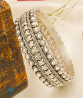 The Vilasa Silver Bangle-Single (Size 2.2/2.4/2.6/2.8)
