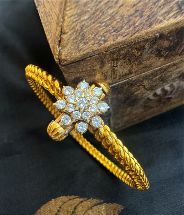 The Yashika Antique Silver Golusu Bangle (Size/2.2/2.4/2.6/2.8)