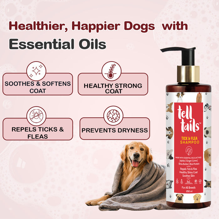 TICK & FLEA DOG SHAMPOO