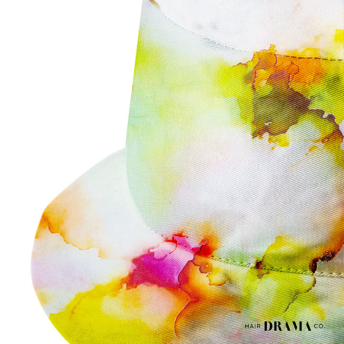 Tie-Dye Bucket Hat - Orange & Yellow
