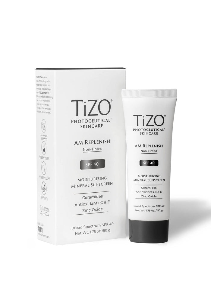 TiZO Sunscreen TiZO AM Replenish Non-Tinted SPF40