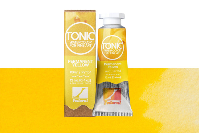 Tonic Watercolor, 12 mL Tube, #047 Permanent Yellow