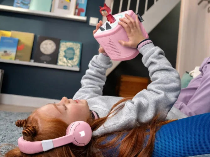Tonies Headphones - Bluetooth - Cloud Pink - Lifestyle Cut