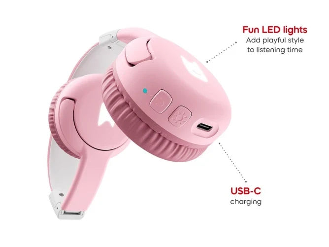 Tonies Headphones - Bluetooth - Cloud Pink - Feature 2