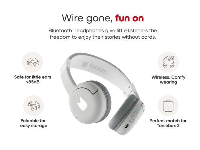 Tonies Headphones - Bluetooth - Moon Grey - Feature 2