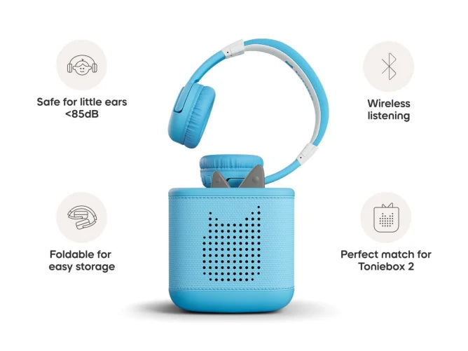 Tonies Headphones - Bluetooth - Sky Blue - Feature 1