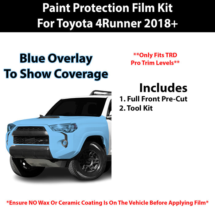 Fits Toyota 4Runner (TRD Pro) 2018+ Precut Premium Paint Protection Film Clear Bra PPF Decal Film Kit Cover - Bogar Tech Designs