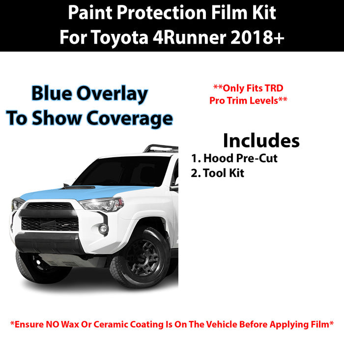 Fits Toyota 4Runner (TRD Pro) 2018+ Precut Premium Paint Protection Film Clear Bra PPF Decal Film Kit Cover - Bogar Tech Designs