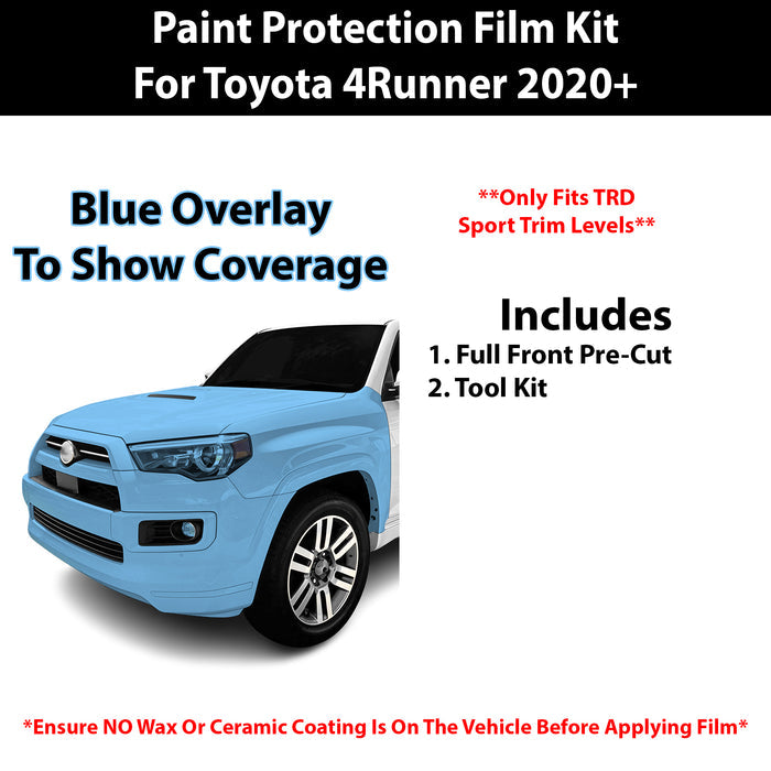 Fits Toyota 4Runner (TRD Sport) 2022+ Precut Premium Paint Protection Film Clear Bra PPF Decal Film Kit Cover - Bogar Tech Designs