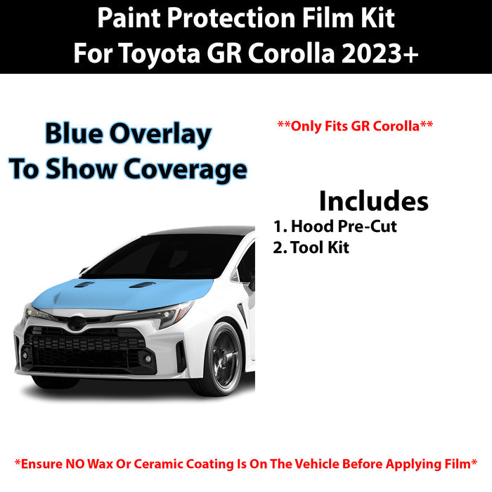 Fits Toyota GR Corolla 2023+ Precut Premium Paint Protection Film Clear Bra PPF Decal Film Kit Cover - Bogar Tech Designs