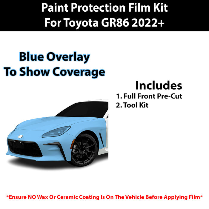 Fits Toyota GR86 2022+ Precut Premium Paint Protection Film Clear Bra PPF Decal Film Kit Cover - Bogar Tech Designs