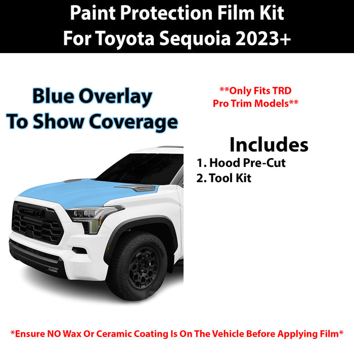 Fits Toyota Sequoia (TRD Pro) 2023+ Precut Premium Paint Protection Film Clear Bra PPF Decal Film Kit Cover - Bogar Tech Designs