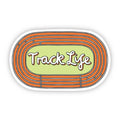 Track Life Orange Sticker