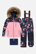 Two Piece Play Snowsuit Pink-0
