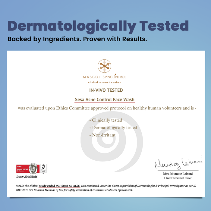Vedscience Oil Control Face Wash - 200 ml