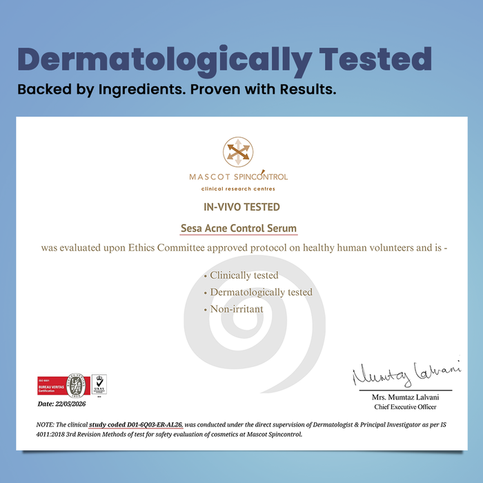 Vedscience Oil Control Serum - 30 ml
