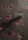 Velvet ribbon GRAY length 2,5m/width 16mm - Magnolia Lane co. Home + Garden + Gift