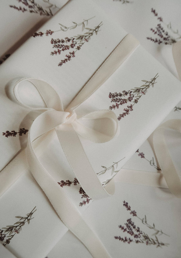 Velvet ribbon PURE WHITE length 2,5m/width 16mm - Magnolia Lane co. Home + Garden + Gift