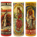 Vintage Women Match Ad Tube Matchbox