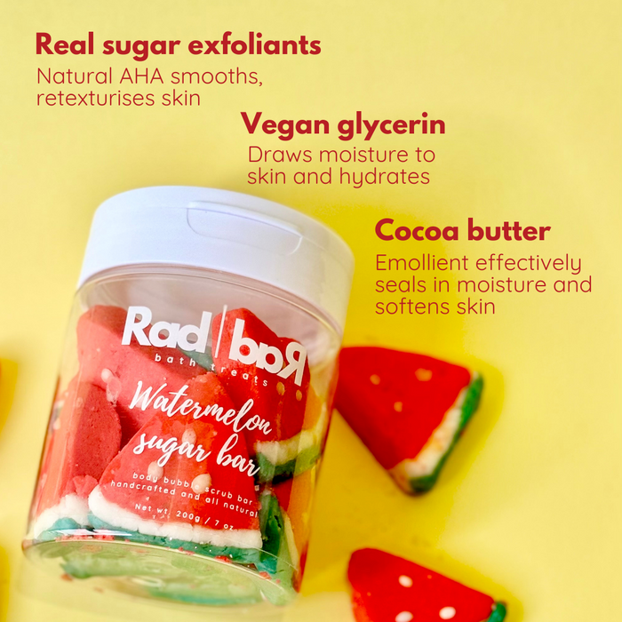 Watermelon Sugar Bar - Body bubble scrub